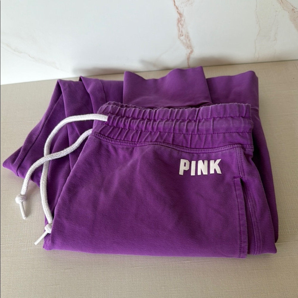 Purple PINK Sweatpants